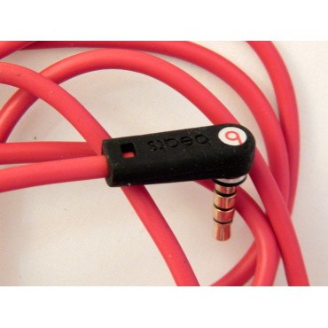 Оригинальный кабель с управлением и микрофоном для наушников Beats, длина: 1,4 м ч-красный